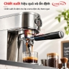 Máy pha cà phê bán tự động cao cấp Espresso, Cappuccino, Latte. Thương hiệu Mỹ cao cấp HiBREW - H10B Plus