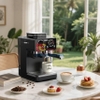 Máy pha và xay cà phê bán tự động 3 trong 1 Espresso, Cappuccino, Latte. Kết hợp 20 chế độ xay. Thương hiệu Mỹ cao cấp HiBREW - H20