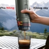 Máy pha cà phê cầm tay chuyên nghiệp Espresso 3 trong 1, dùng pin có thể pha cả nóng và lạnh. Thương hiệu Mỹ cao cấp HiBREW - H4C