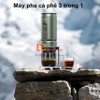 Máy pha cà phê cầm tay chuyên nghiệp Espresso 3 trong 1, dùng pin có thể pha cả nóng và lạnh. Thương hiệu Mỹ cao cấp HiBREW - H4C