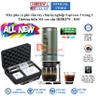 Máy pha cà phê cầm tay chuyên nghiệp Espresso 3 trong 1, dùng pin có thể pha cả nóng và lạnh. Thương hiệu Mỹ cao cấp HiBREW - H4C