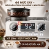 Máy pha và xay cà phê bán tự động 3 trong 1 với 44 chế độ xay, Espresso, Cappuccino, Latte. Thương hiệu Mỹ cao cấp HiBREW - H7 LITE