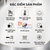 Máy pha và xay cà phê bán tự động 3 trong 1 với 44 chế độ xay, Espresso, Cappuccino, Latte. Thương hiệu Mỹ cao cấp HiBREW - H7 LITE