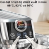 Máy pha cà phê Espresso bán tự động, 3 trong 1 tự động pha Espresso, Latte, Cappuccino. Thương hiệu Mỹ cao cấp HiBREW - H13A