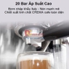 Máy pha cà phê Espresso bán tự động, 3 trong 1 tự động pha Espresso, Latte, Cappuccino. Thương hiệu Mỹ cao cấp HiBREW - H13A