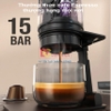 Máy pha cà phê cầm tay Espresso mini 3 trong 1, thương hiệu Mỹ HiBREW cao cấp H4A và H4B