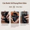 Máy pha cà phê cầm tay Espresso mini 3 trong 1, thương hiệu Mỹ HiBREW cao cấp H4A và H4B