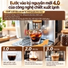 Máy pha cà phê tự động siêu cao cấp Serial 8000 Aromis, LatteGo pha 54 loại đồ uống nóng và lạnh chuyên nghiệp. Thương hiệu Hà Lan nổi tiếng Philips - EP8557
