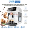 Máy pha cà phê Espresso, Americano tự động và Capuccino, Latte. Thương hiệu Hà Lan cao cấp Philips - EP1221/69