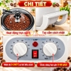 Máy rang hạt cà phê và các loại hạt tự động, tích hợp điều chỉnh nhiệt độ và  thời gian. Thương hiệu Mỹ cao cấp Cafemasy SCR-300B Pro