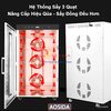 Máy sấy thực phẩm công nghiệp, dung tích 215 lít, 24 khay. Thương hiệu Anh Quốc Aosida cao cấp SS-24H