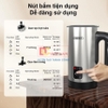 Máy tạo bọt sữa Nóng và Lạnh 4 trong 1. Thương hiệu Mỹ cao cấp HiBREW - M3A