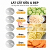 Máy thái rau củ quả công nghiệp đa năng, thái lát, thái sợi, thái hạt lựu. Thương hiệu Mỹ cao cấp Septree - GJ808