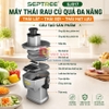 Máy thái rau củ quả đa năng, thái lát, thái sợi, thái hạt lựu. Thương hiệu Mỹ cao cấp Septree - GJ817