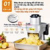 Máy thái rau củ quả đa năng, thái lát, thái sợi, thái hạt lựu. Thương hiệu Mỹ cao cấp Septree - GJ817