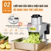 Máy thái rau củ quả đa năng, thái lát, thái sợi, thái hạt lựu. Thương hiệu Mỹ cao cấp Septree - GJ817