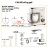 Máy trộn bột, nhồi xúc xích 6 trong 1. Thương hiệu Mỹ cao cấp Biolomix - BM606EG