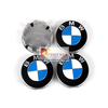 Logo chụp mâm, ốp lazang bánh xe ô tô BMW đường kính 60mm
