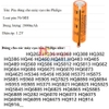 Pin Ni-MH 1.2V, 2000mAh dùng cho máy cạo râu Philips