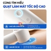 Quạt mini cầm tay USB, serial 2000, 5 cấp độ gió, pin 3.000mAH. Thương hiệu Hà Lan cao cấp Philips ACR2124PPF - ACR2124MPF