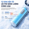 Quạt mini cầm tay USB, serial 2000, 5 cấp độ gió, pin 3.000mAH. Thương hiệu Hà Lan cao cấp Philips ACR2124PPF - ACR2124MPF