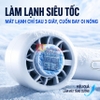 Quạt mini cầm tay USB, serial 2000, 5 cấp độ gió, pin 3.000mAH. Thương hiệu Hà Lan cao cấp Philips ACR2124PPF - ACR2124MPF