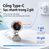 Quạt mini cầm tay USB, serial 3000, 100 cấp độ gió, pin 3.000mAH - Dòng cao cấp. Thương hiệu Hà Lan cao cấp Philips - ACR3142PX