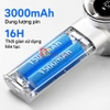 Quạt mini cầm tay USB, serial 3000, 100 cấp độ gió, pin 3.000mAH - Dòng cao cấp. Thương hiệu Hà Lan cao cấp Philips - ACR3142PX
