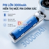 Quạt mini cầm tay USB, serial 3000, 100 cấp độ gió, pin 3.000mAH. Thương hiệu Hà Lan cao cấp Philips - ACR3242PPF