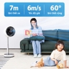 Quạt tuần hoàn không khí dùng pin, tích hợp đèn ngủ Serial 3000. Thương hiệu Hà Lan cao cấp Philips - ACR3122CX