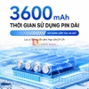 Quạt tuần hoàn không khí dùng pin, tích hợp đèn ngủ Serial 3000. Thương hiệu Hà Lan cao cấp Philips - ACR3122CX