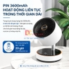 Quạt tuần hoàn không khí dùng pin, tích hợp đèn ngủ Serial 3000. Thương hiệu Hà Lan cao cấp Philips - ACR3122CX