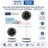 Quạt tuần hoàn không khí dùng pin, tích hợp đèn ngủ Serial 3000. Thương hiệu Hà Lan cao cấp Philips - ACR3122CX