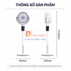 Quạt tuần hoàn không khí xoay 3 chiều, động cơ biến tần, tích hợp 99 cấp độ gió, Serial 3000. Thương hiệu Hà Lan Philips - ACR3262CFV