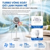 Quạt tuần hoàn không khí xoay 3 chiều, động cơ biến tần, tích hợp 99 cấp độ gió, Serial 3000. Thương hiệu Hà Lan Philips - ACR3262CFV