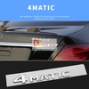 Decal tem chữ 4 MATIC dán xe đuôi ô tô