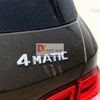 Decal tem chữ 4 MATIC dán xe đuôi ô tô