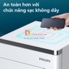Két sắt điện tử thông minh vân tay, mã số ảo, sạc điện thoại. Thương hiệu Hà Lan cao cấp Philips SBX301-5PC