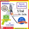 Bộ 2 thanh gạt nước mưa ô tô Nano xương mềm cao cấp hãng xe Nissan: Sunny-Teana-X trail-Navara-Livina-Grand Livina-Juke-Murano-Qashpai