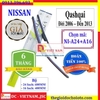 Bộ 2 thanh gạt nước mưa ô tô Nano xương mềm cao cấp hãng xe Nissan: Sunny-Teana-X trail-Navara-Livina-Grand Livina-Juke-Murano-Qashpai
