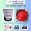 qa304-son-mau-do-co-1k-autopaint-hieu-6-pm-lon-1-lit-cho-oto-xe-may
