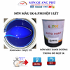 qa605-son-mau-xanh-duong-trong-do-mat-1k-autopaint-hieu-6-pm-lon-1-lit-cho-oto-x