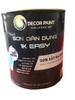 Sơn sắt mạ kẽm Màu Đen Bóng 1k EASY Decor Paint