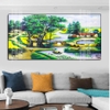 ĐQ32 Tranh Phong Cảnh Đồng Quê Tráng Gương