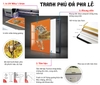 0044DD Tranh Đính Đá Pha Lê Hươu Nai Bên Đồi Núi