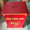 Két sắt Công Đức k66 cho đình chùa nhà thờ màu đỏ chữ tâm