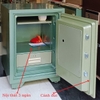 Két sắt hòa phát KS135K1DT khóa điện tử chống cháy cho gia đình công ty