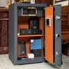 Két sắt Liberty LB79S vân tay điện tử kết nối điện thoại màu xanh xám