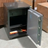 Két sắt Vân tay Việt Tiệp KW99VT màu ghi xám nội thất