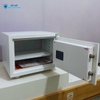 Két sắt mini Việt Tiệp KW38E điện tử màu trắng khóa chìa chống đánh